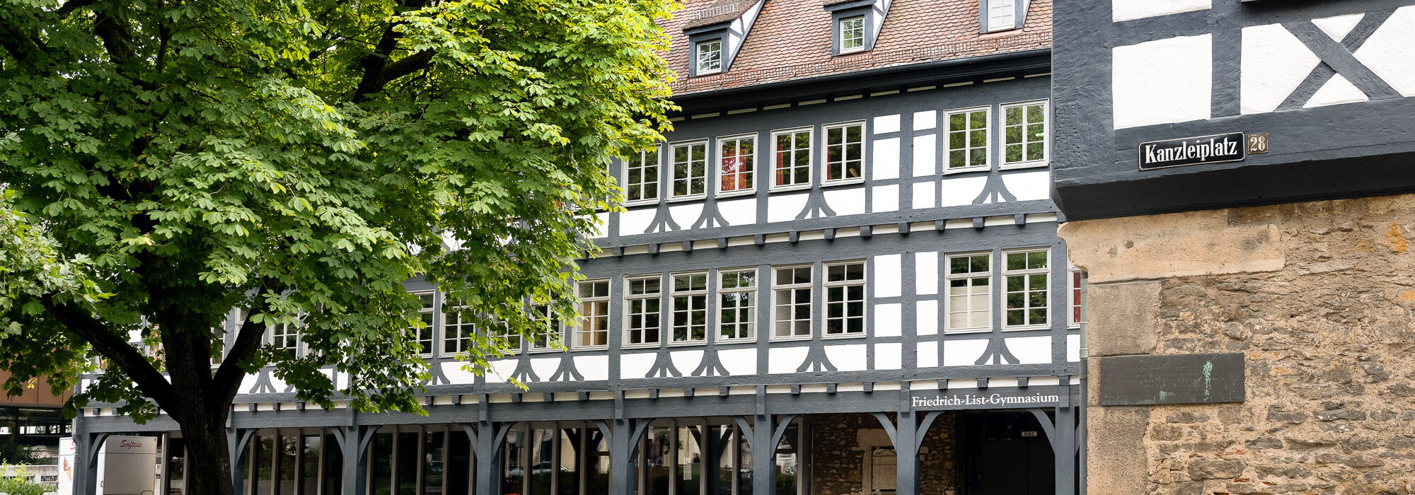 Blick auf den Kanzleiplatz Reutlingen